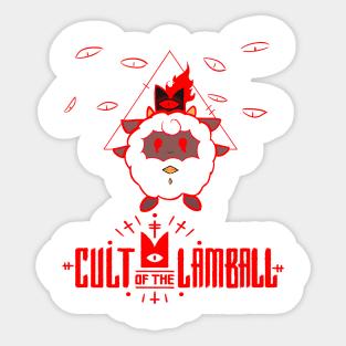 Cult of the lamball - Palworld crossover Sticker